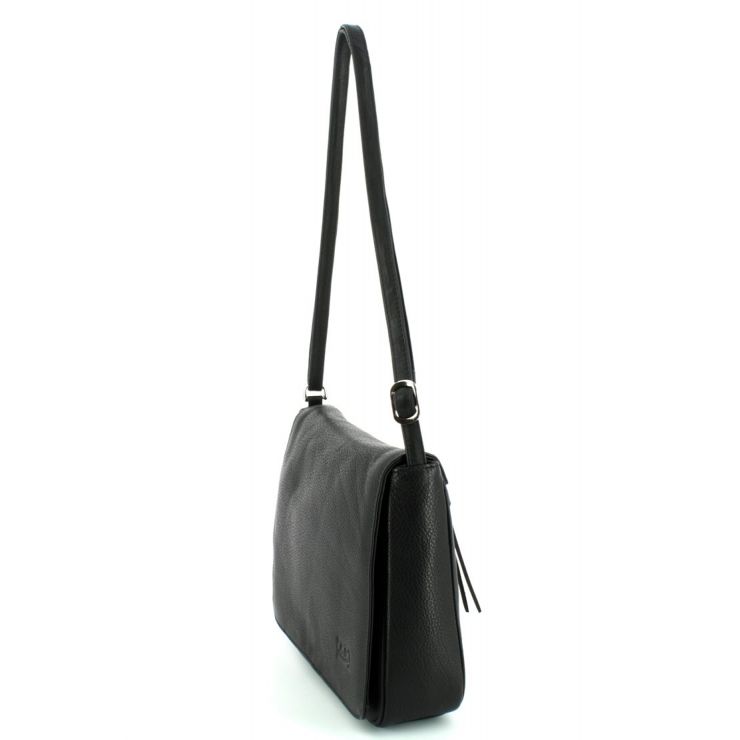 Begg Exclusive P4174 Flapover Black leather Womens handbag 4174-03