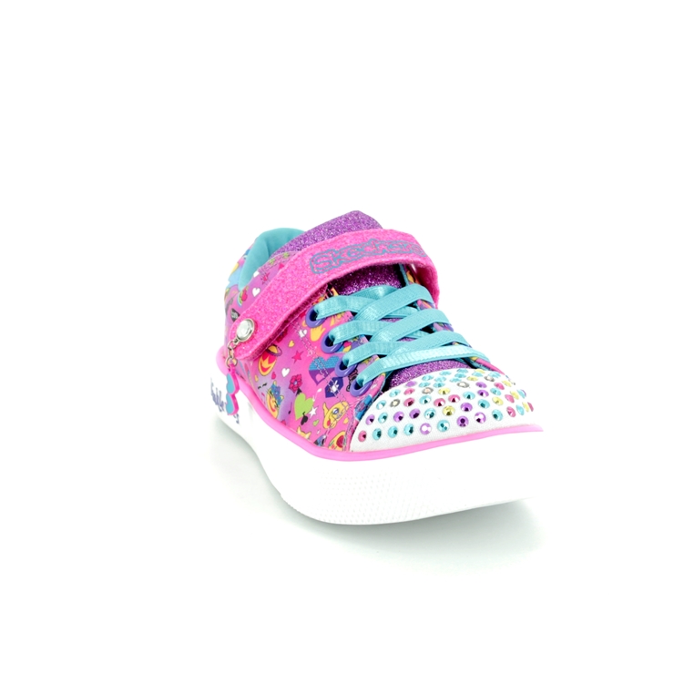 Skechers Character Cuti 10926 HPMT Pink girls trainers