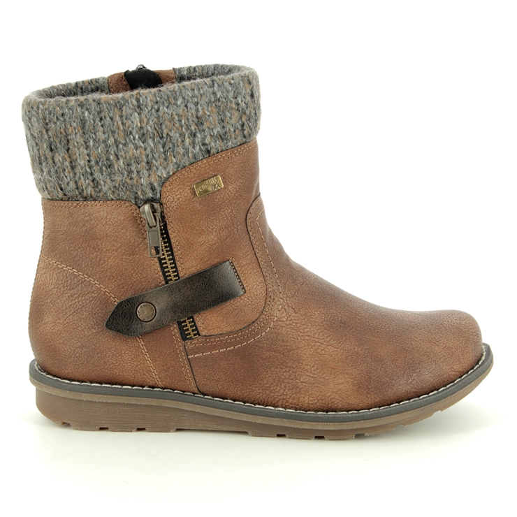 Remonte Astrishlo Tex R1074-25 Tan ankle boots