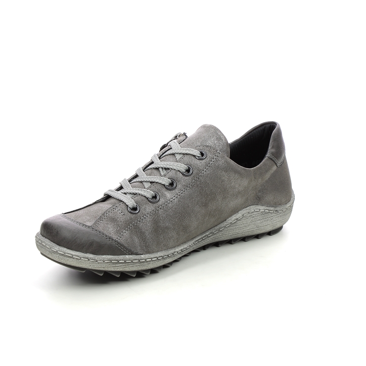 Remonte R1402-44 Zigzip 85 Grey Womens lacing shoes