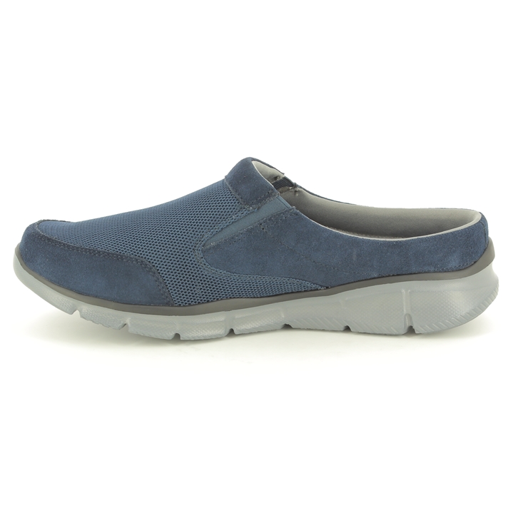 Skechers Coast To Coast 51519 NVY Navy Backless Trainers