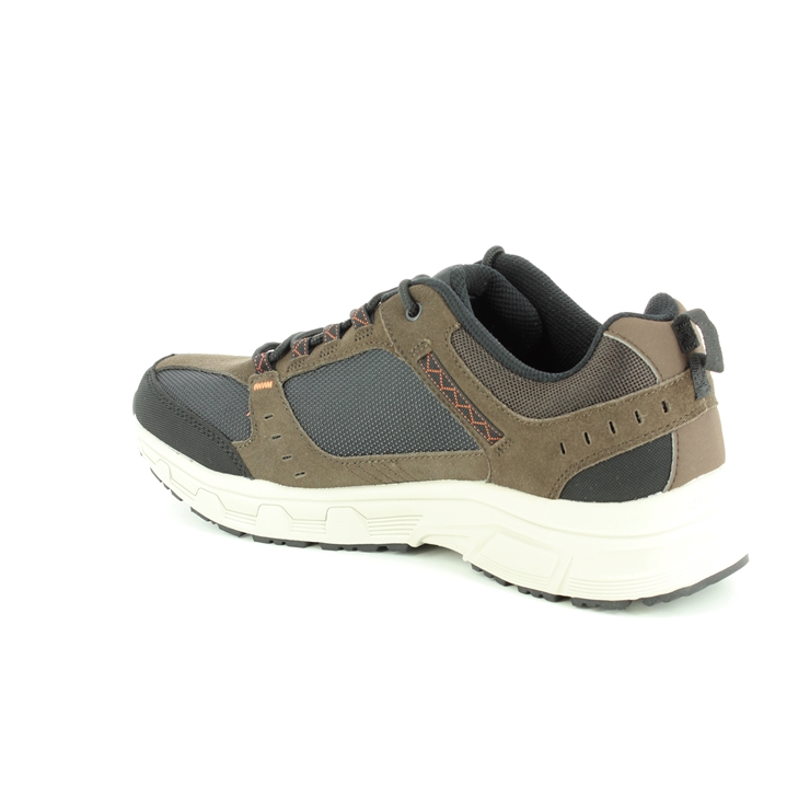 Skechers Oak Canyon Relaxed Fit CHBK Chocolate Brown Black Mens ...