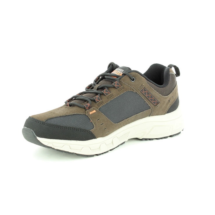 Skechers Oak Canyon Relaxed Fit CHBK Chocolate Brown Black Mens ...