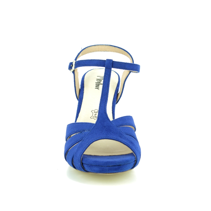 Menbur Caldaro 09553-66 Blue Heeled Sandals
