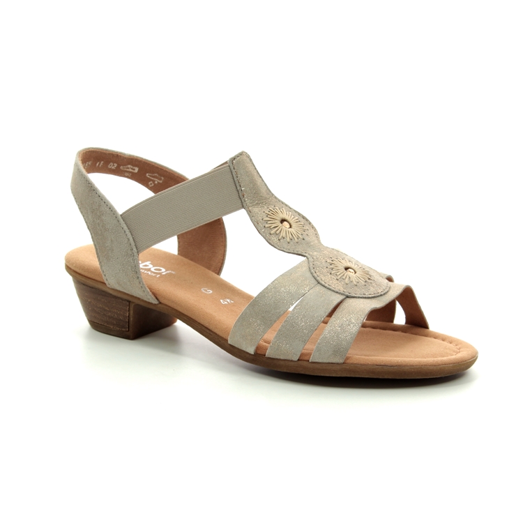 gabor rose gold sandals