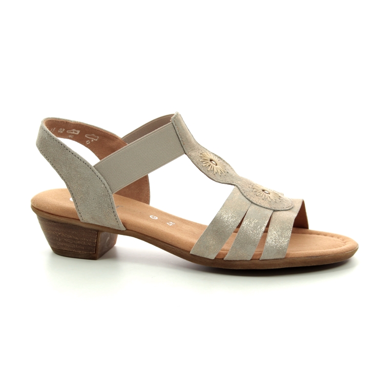 gabor rose gold sandals