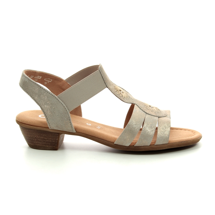 gabor rose gold sandals