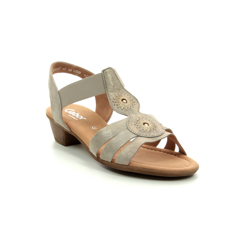 gabor rose gold sandals