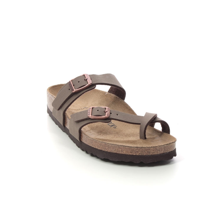 Birkenstock Mayari Mocca Brown Womens Toe Post Sandals 7106363