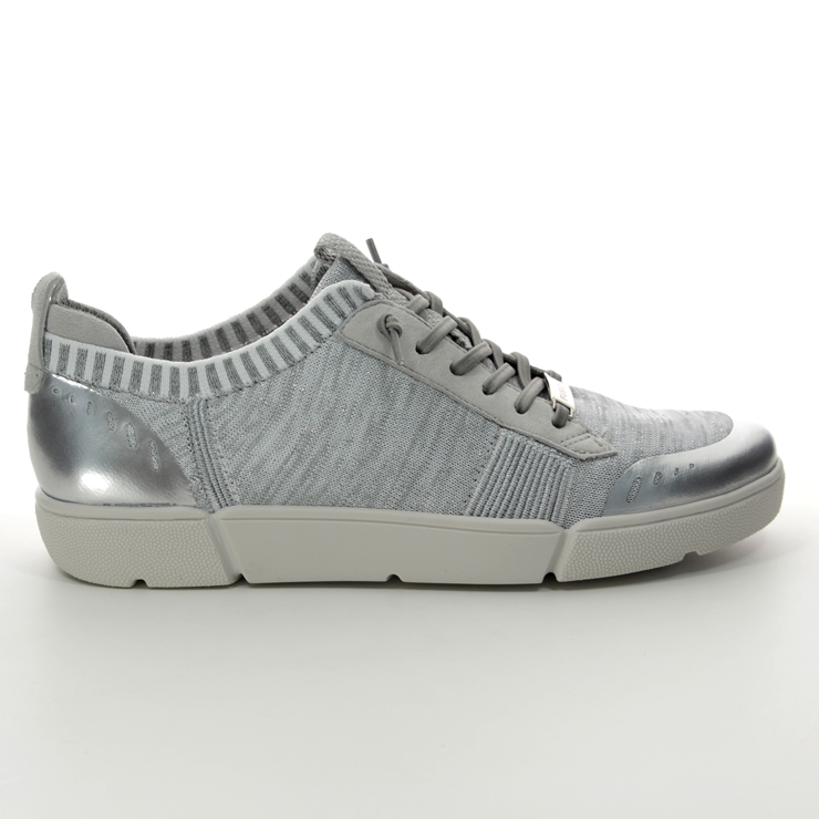 Ara Fusion4 High 14412-10 Silver trainers