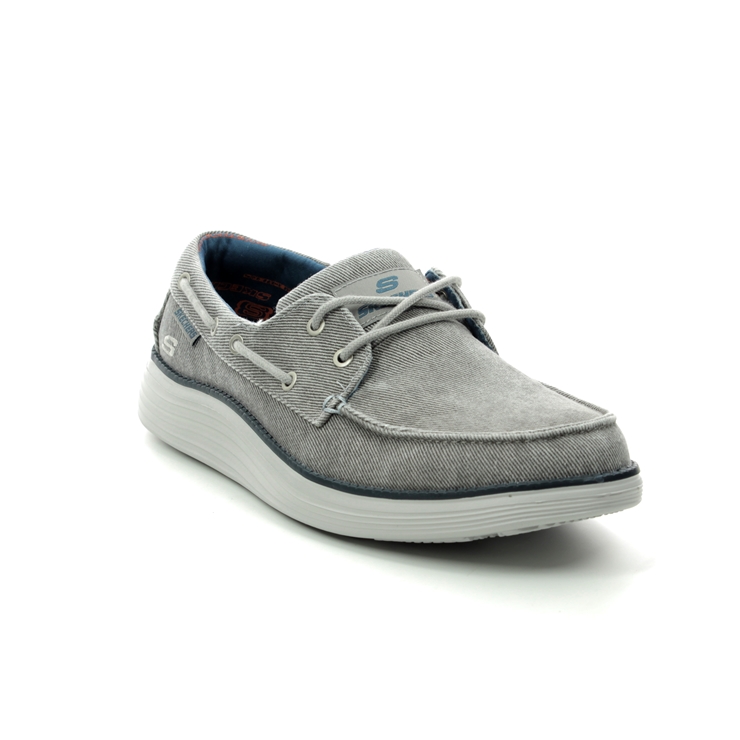 Skechers Status 2 Lorano 65908 LTGY Light grey casual shoes