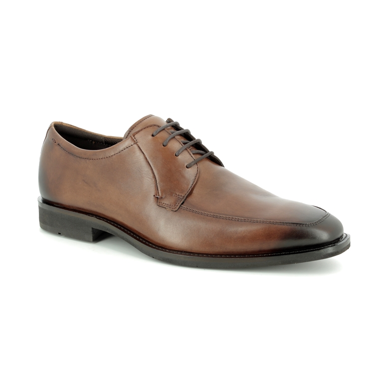 ECCO Calcan 640714-01112 Brown leather formal shoes