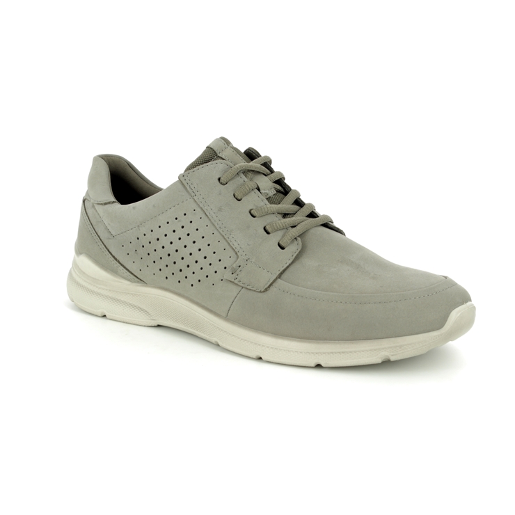 ECCO Irving Lace 511704-02375 Grey matt leather casual shoes