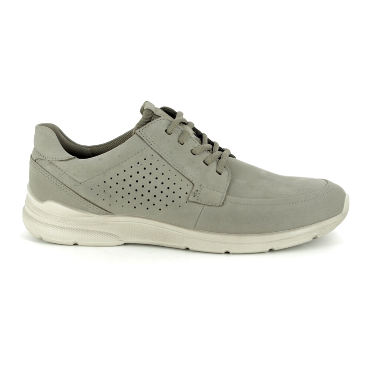 ECCO Irving Lace 511704-02375 Grey matt leather casual shoes