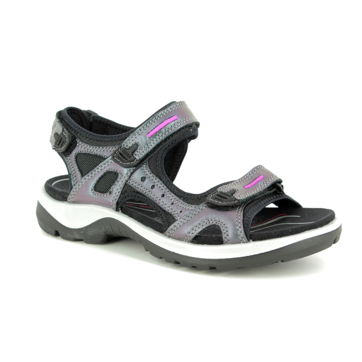 purple walking sandals