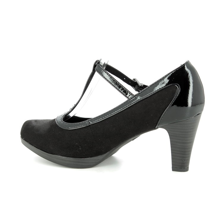 Marco Tozzi Senagobar 24411-32-098 Black high-heeled shoes