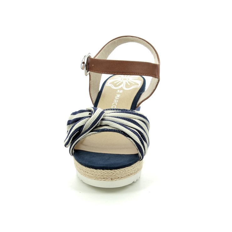 Marco Tozzi Tissabo Navy Womens Wedge Sandals 28706-22-890