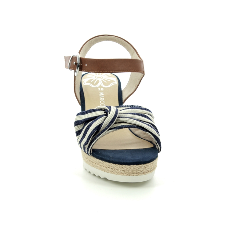 Marco Tozzi Tissabo Navy Womens Wedge Sandals 28706-22-890