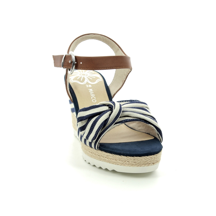 Marco Tozzi Tissabo Navy Womens Wedge Sandals 28706-22-890