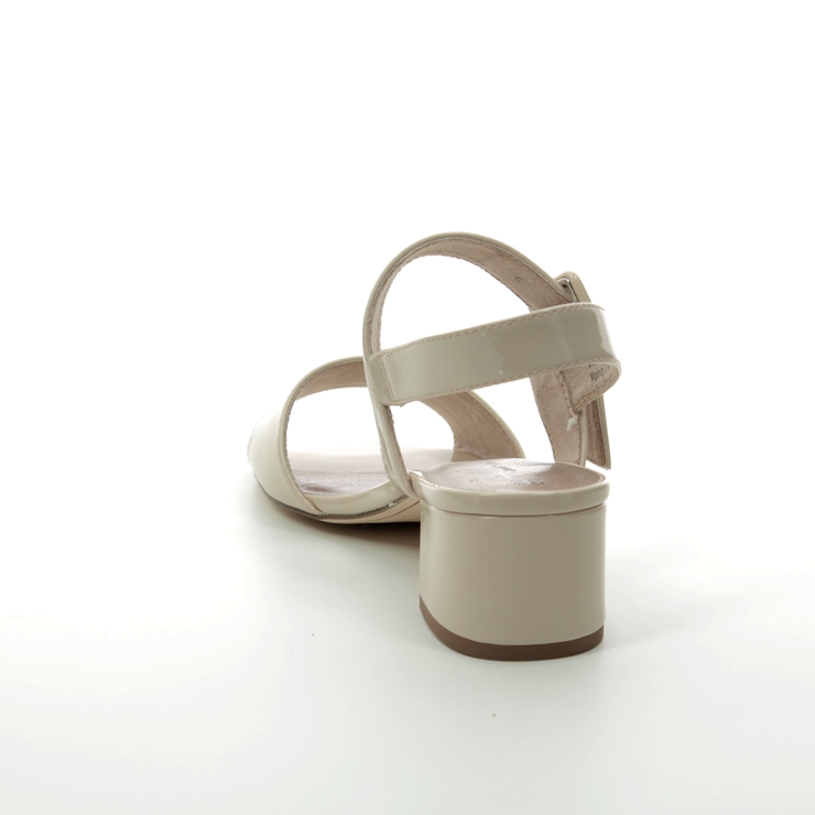 Tamaris Kolibar 28211-22-452 Nude Patent Heeled Sandals