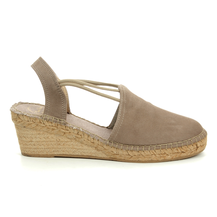 Toni Pons Tremp Taupe suede Womens Espadrilles 9108-50