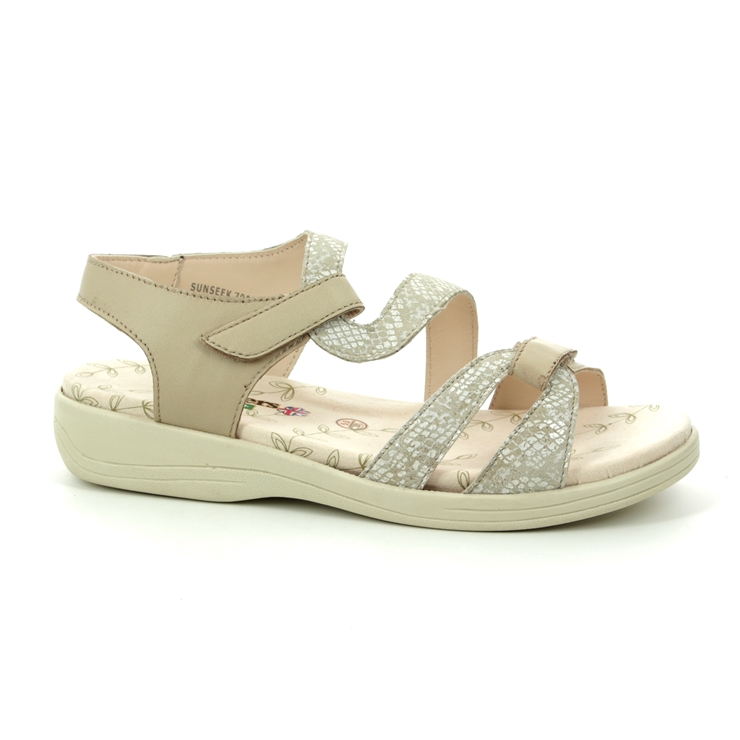 Padders Sunseek Ee Fit 7003-97 Grey Comfortable Sandals