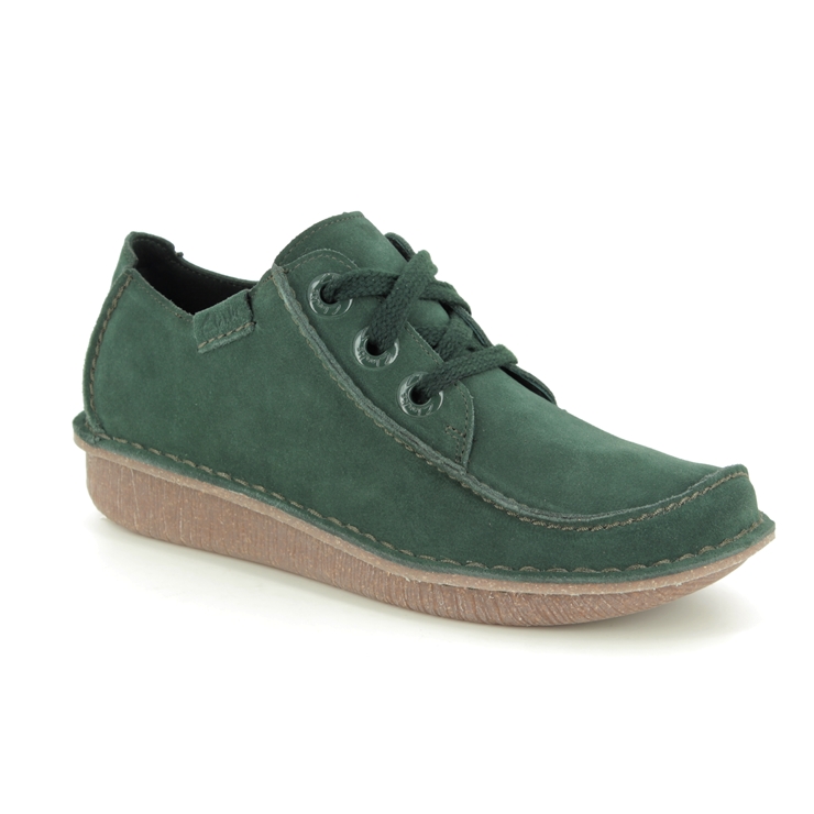 Clarks Funny Dream D Fit Green Suede 