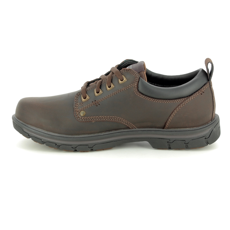 Skechers Segment Rilar Relaxed Fit BRN Brown Mens comfort shoes 64260