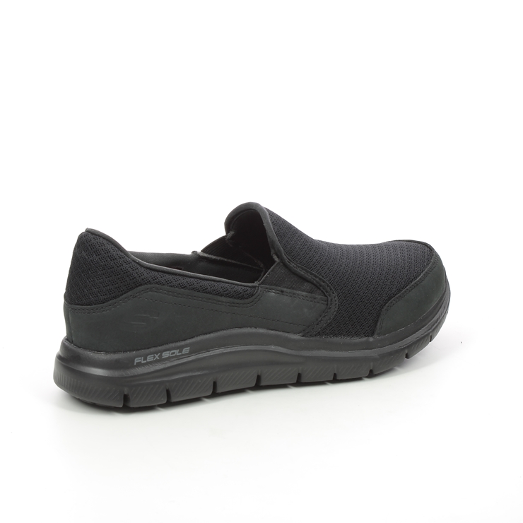 Skechers Safety Work Cozard Slip Resistant BLK Black Womens trainers ...