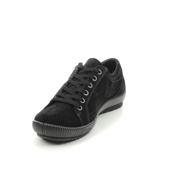 Legero Tanaro Zip Gtx Black suede Womens lacing shoes 2000616-0000