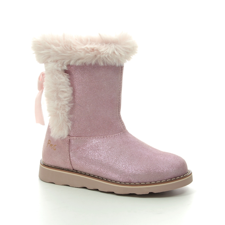 pink suede boots