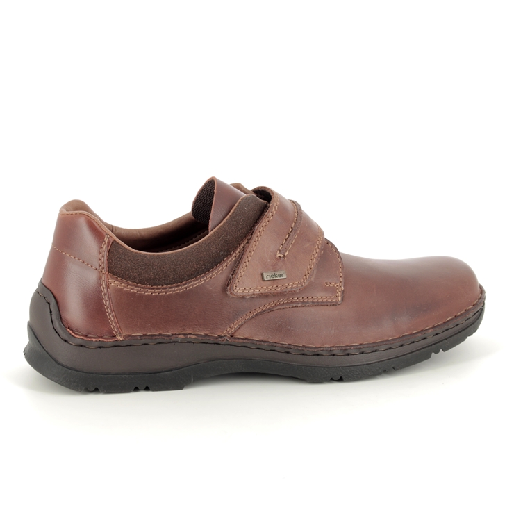 Rieker 05358-25 Brown leather Mens comfort shoes