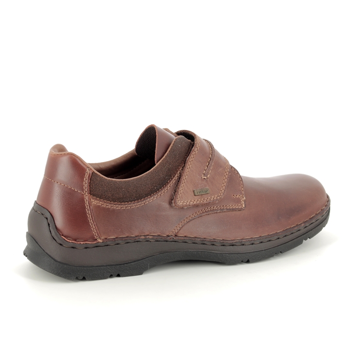 Rieker 05358-25 Brown leather Mens comfort shoes