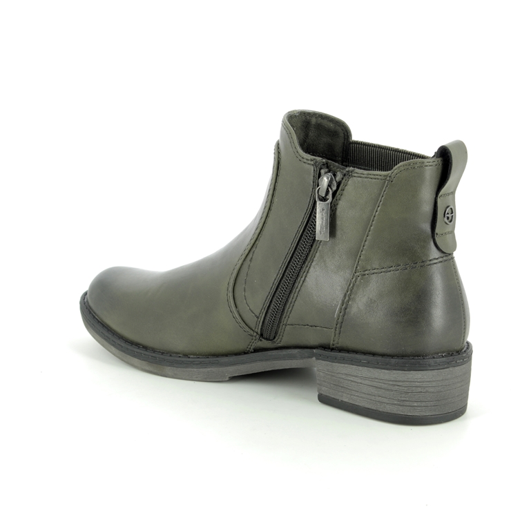 Tamaris Hayden 25012-23-722 Olive Chelsea Boots