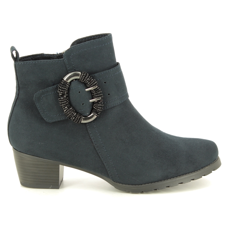 marco tozzi navy ankle boots