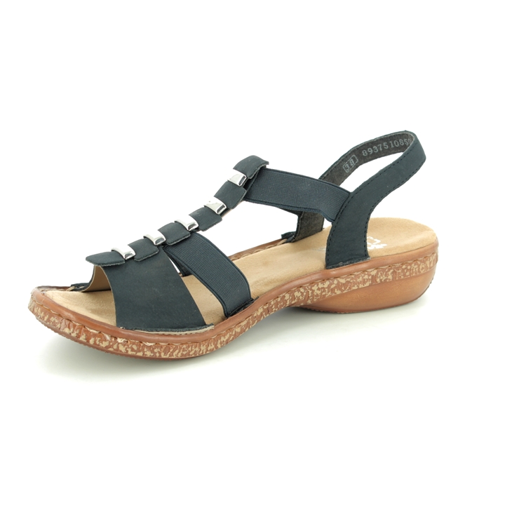 Rieker 62850-14 Navy Womens Comfortable Sandals