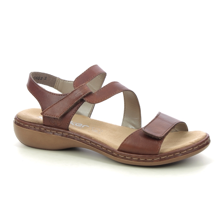 Rieker 659C7-24 Tan Womens Comfortable Sandals