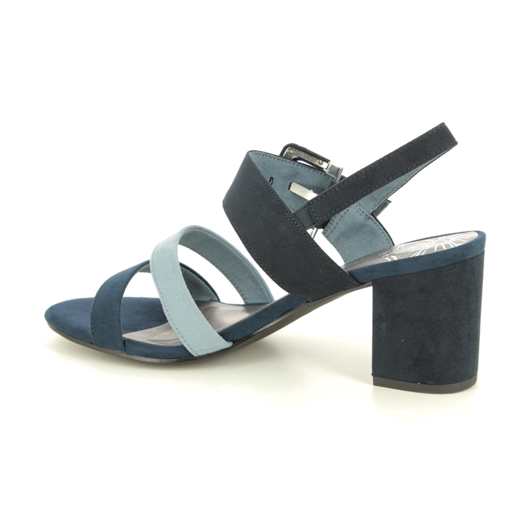 Marco Tozzi Paduckle 28323-24-888 Navy Heeled Sandals