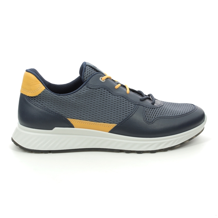 ECCO St.1 M Sneaker 836194-51862 Navy leather trainers