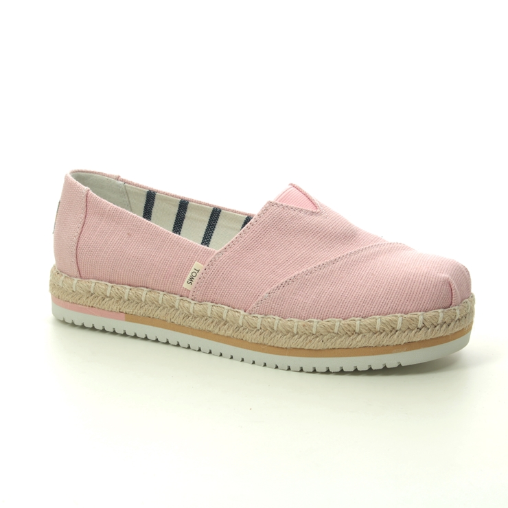 Toms Platform 10015350-60 Pink Espadrilles