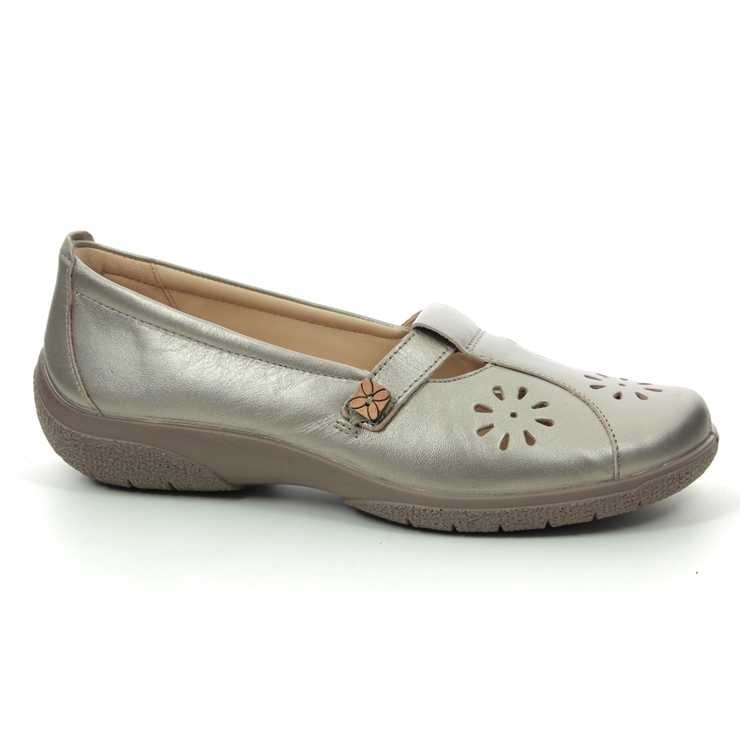 Hotter Nirvana E Fit 0102-51 Pewter Comfort Slip On Shoes