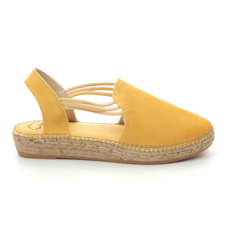 Toni Pons Nuria Yellow Suede Womens Espadrilles 0110-08