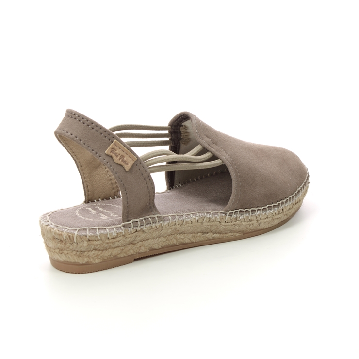 Toni Pons Nuria Taupe suede Womens Espadrilles 0110-50