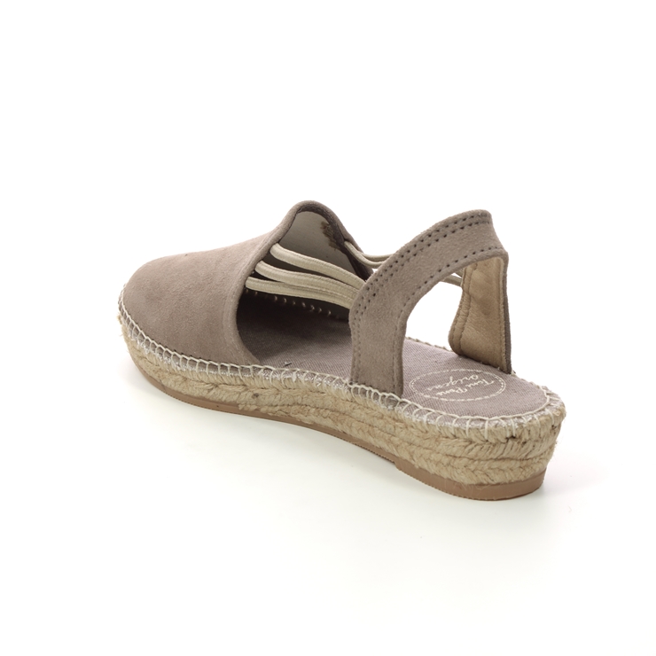 Toni Pons Nuria Taupe suede Womens Espadrilles 0110-50