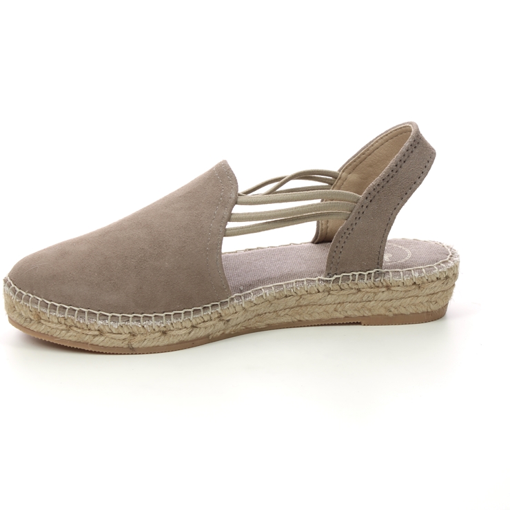 Toni Pons Nuria Taupe suede Womens Espadrilles 0110-50