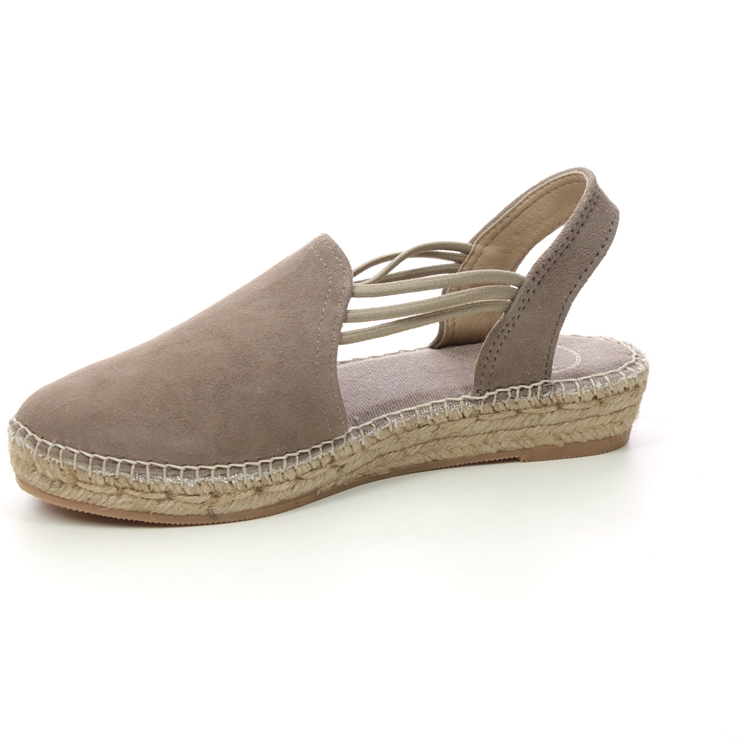 Toni Pons Nuria Taupe suede Womens Espadrilles 0110-50