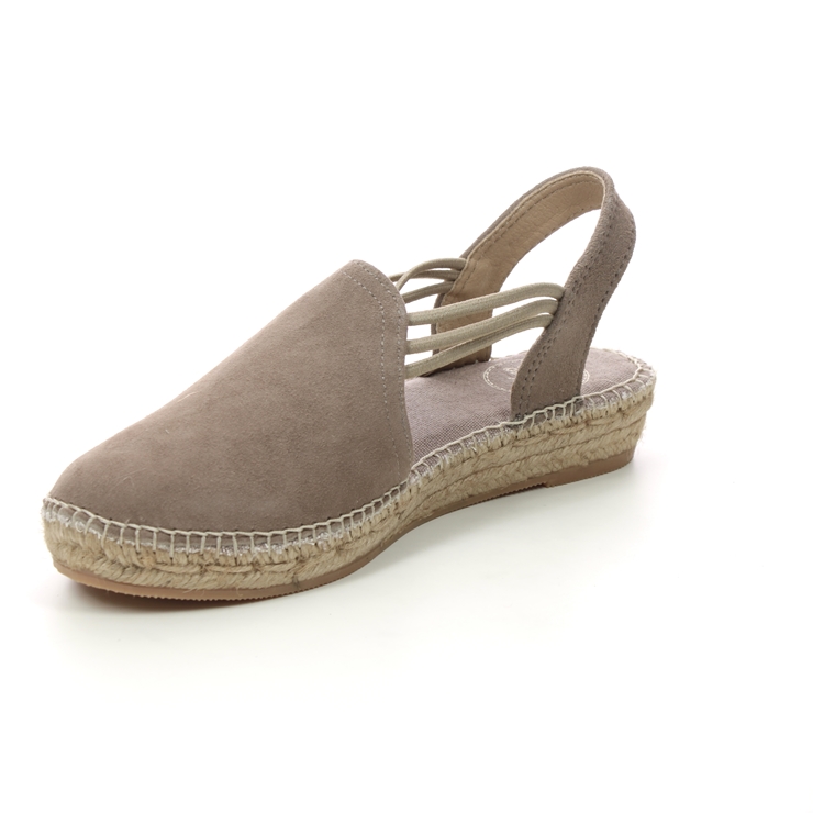 Toni Pons Nuria Taupe suede Womens Espadrilles 0110-50