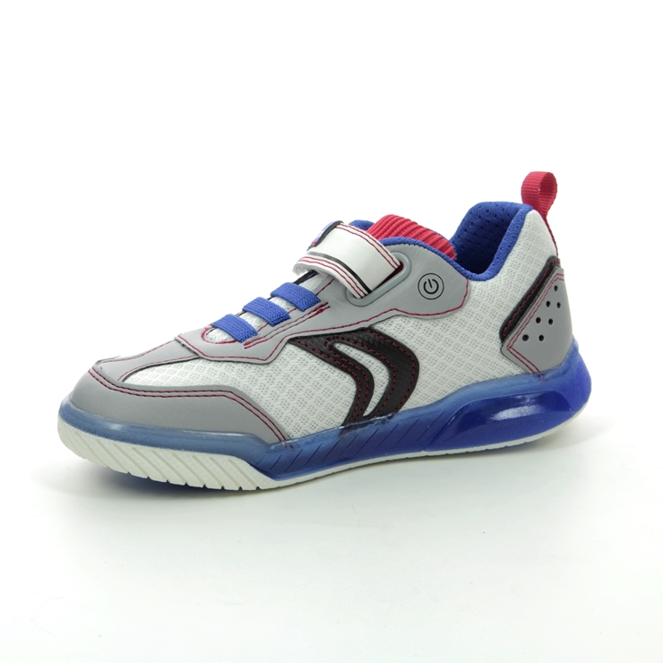 Geox Inek Boy J029CB-C0293 Navy Red White trainers