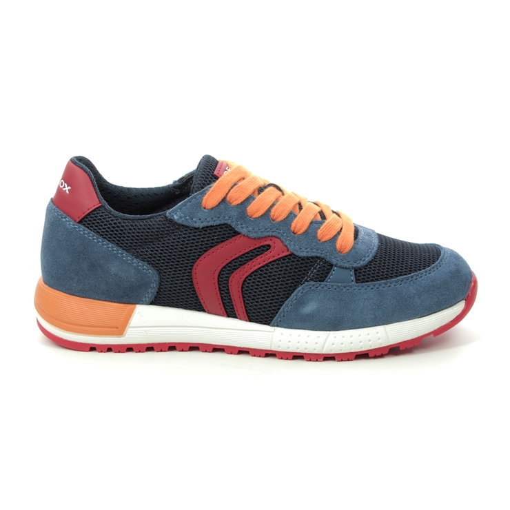 Geox Alben Boy J949ED-C4327 Navy Boys Trainers