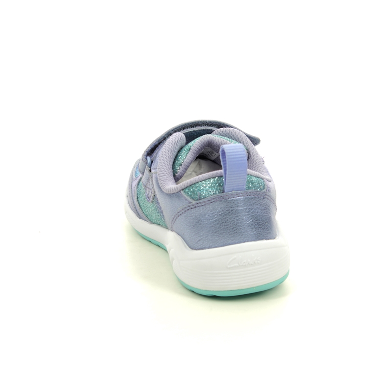 Clarks Aeon Flex K Lilac Kids girls trainers 5411-46F